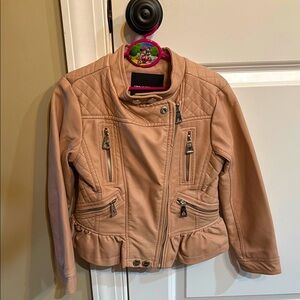 Faux leather moto jacket 💥